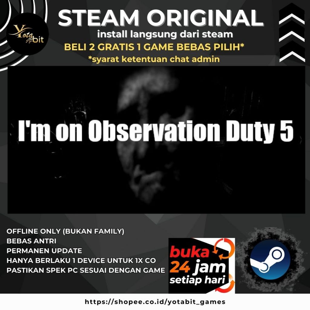 I'm on Observation Duty 5 PC Game Original Offline