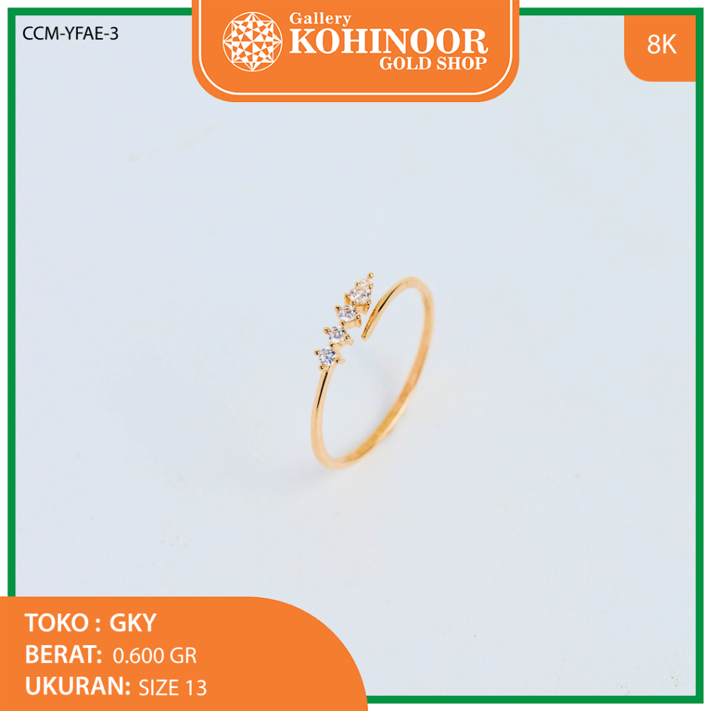 Cincin Terbuka Gallery Kohinoor Always Young 02/07/25