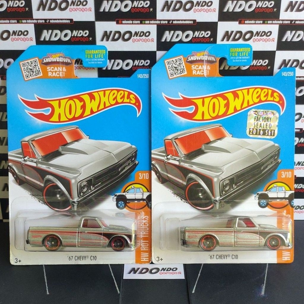 Hot Wheels '67 Chevy C10 ZAMAC - 2016 Factory Sealed [Walmart]