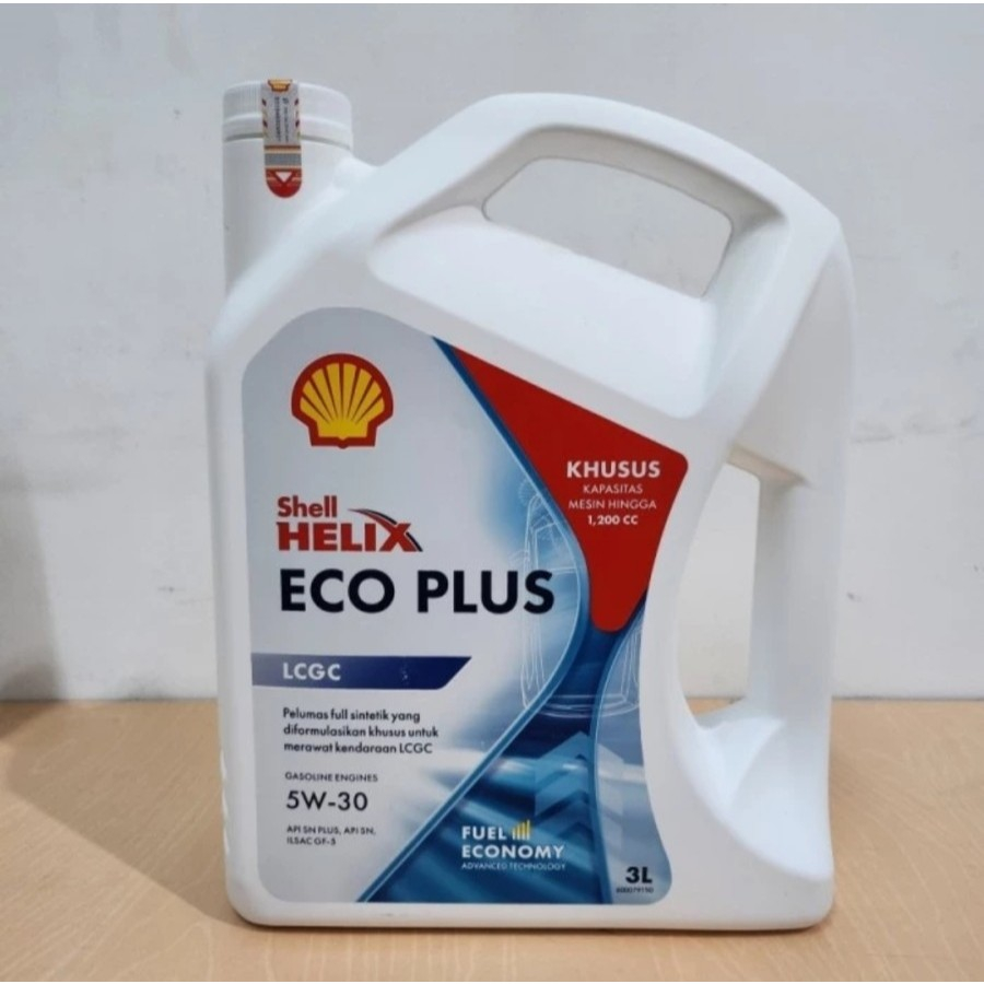 SHELL ECO plus 5W-30 LCGC Oli Mesin 5W30 Full Synthetic Galon Original
