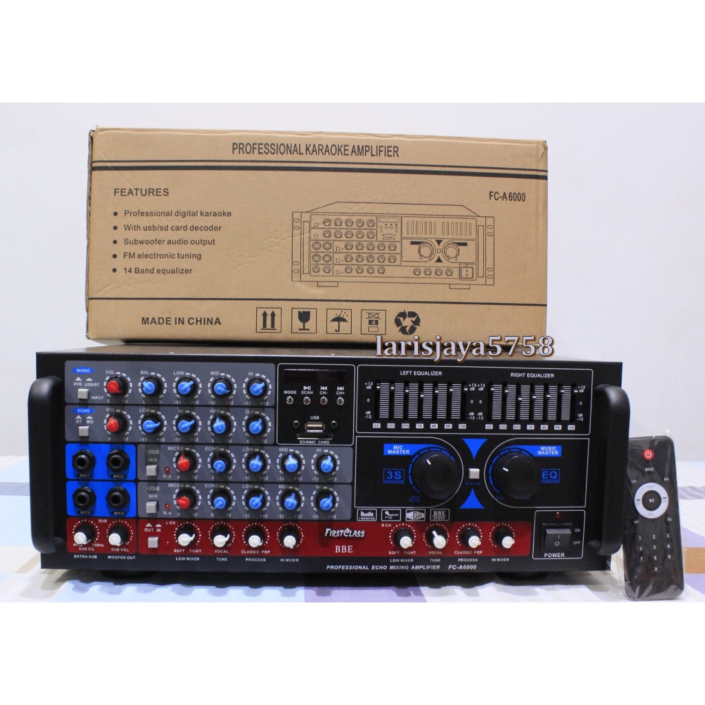 Amplifier First Class FC A 6000