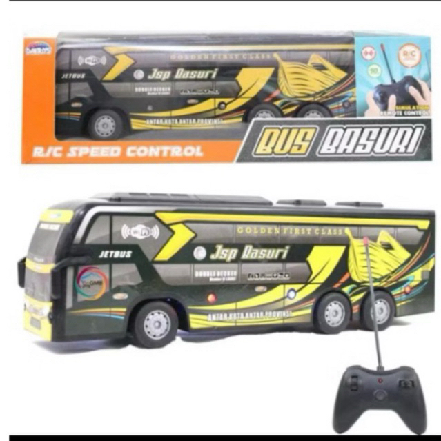 RC BIS basuri remote control mainan dengan fitur suara dan cahaya lampu