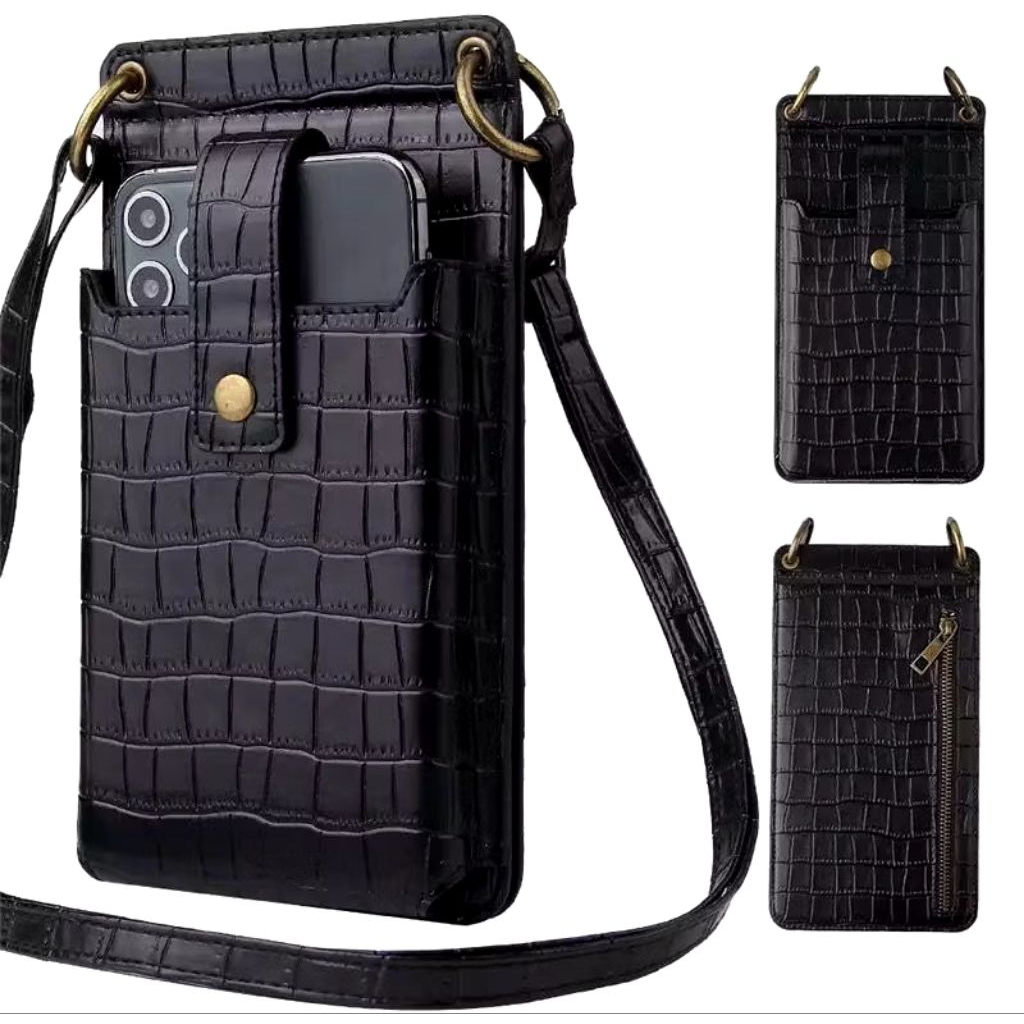 Tas Selempang Hp Croco Tas Mini Gantung