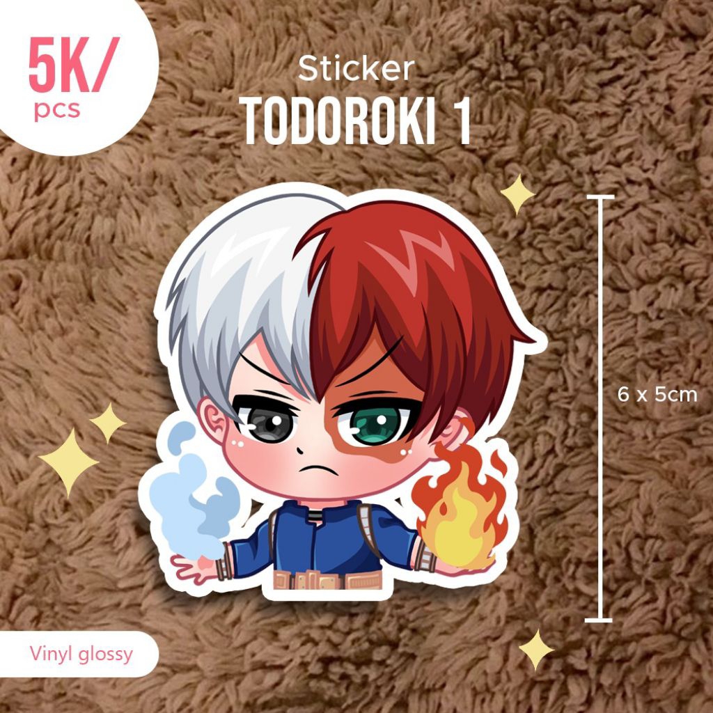 

Stiker todoroki anime boku no hero academia anti air