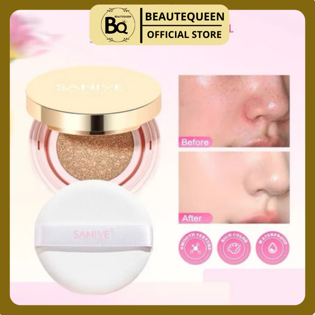 SANIYE [R6034] Oily Skin High Coverage Cushion Air Cushion Matte Finish Waterproof Oil Control Cushi