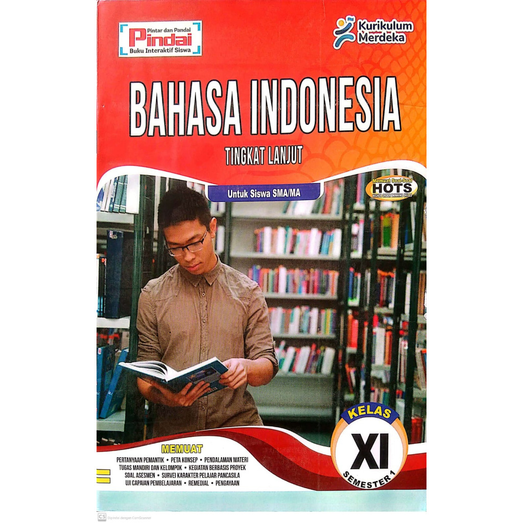 Buku LKS Bahasa Indonesia Tingkat Lanjut Kurikulum Merdeka Kelas 11 Semester 1 SMA/MA