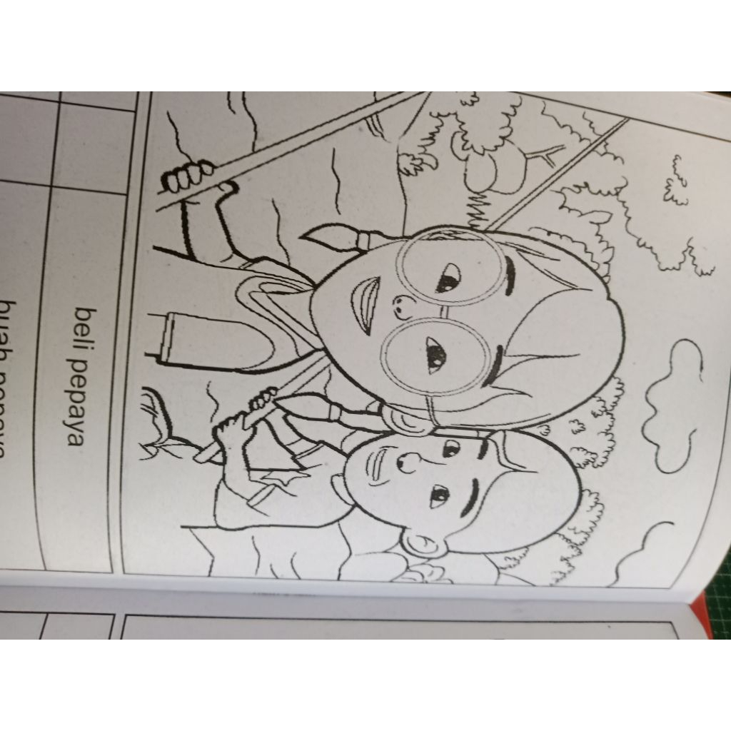 [Whispers] buku mewarnai edisi UPIN IPIN