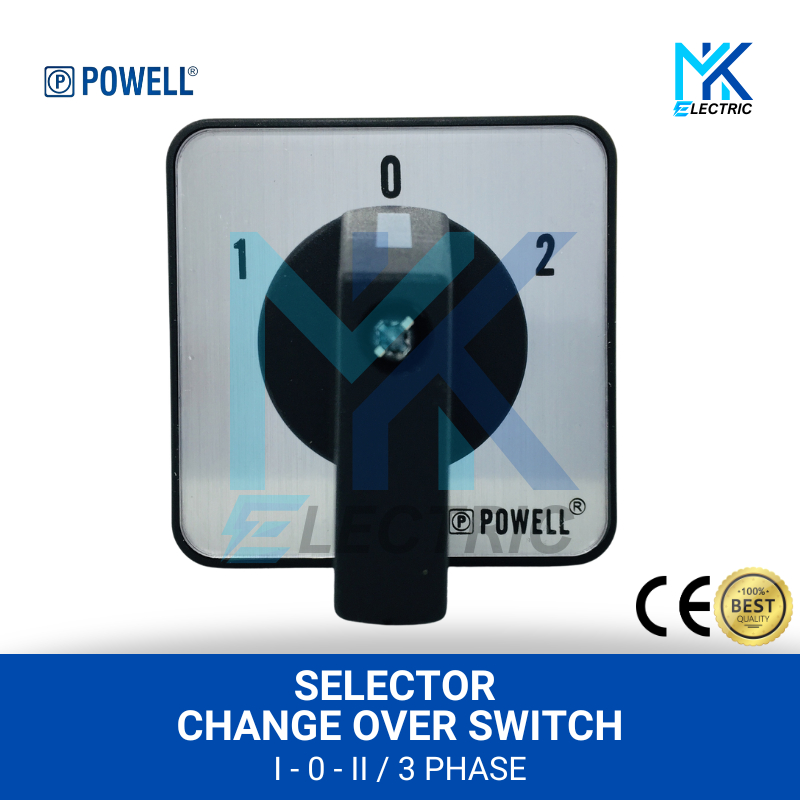 Rotary Selector Switch - Change Over Switch  1-0-2 / 3 Phase