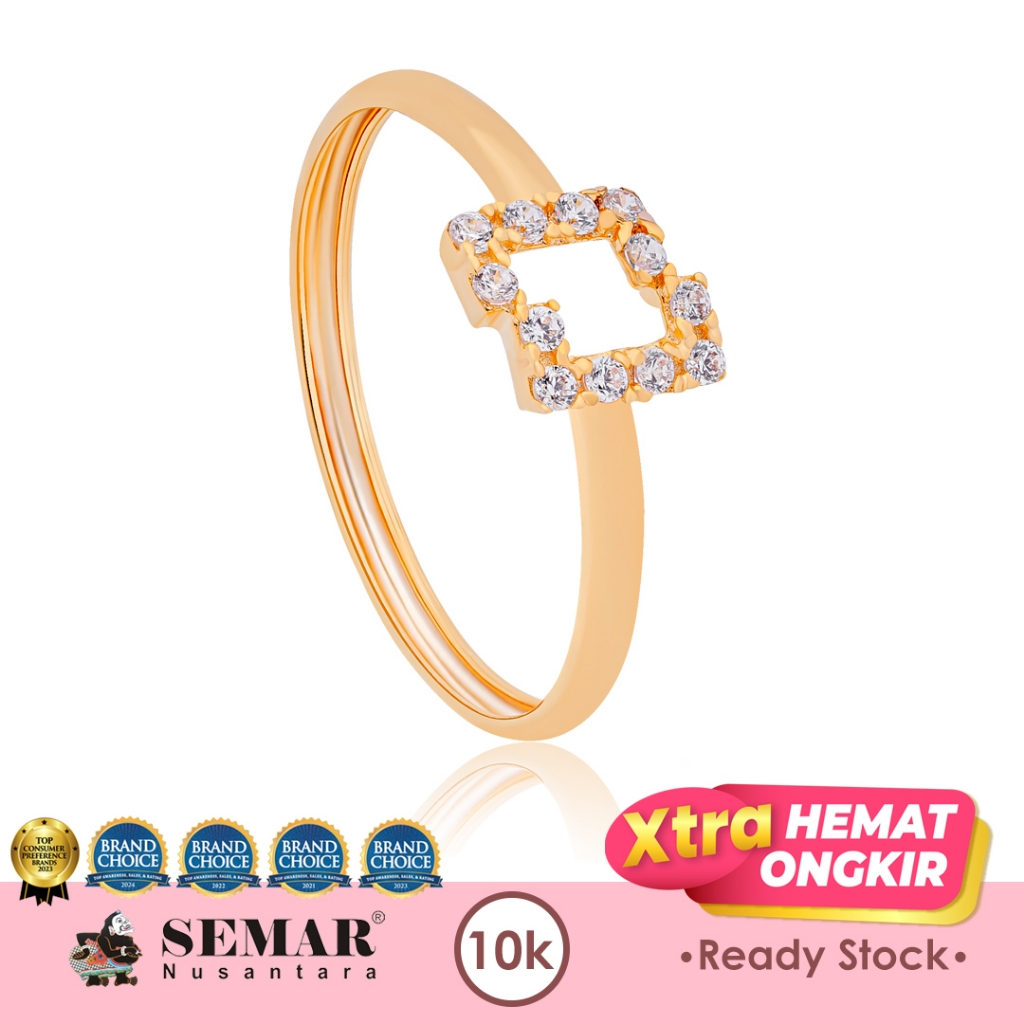 Cincin Emas Slavina Gold 10K Semar Nusantara