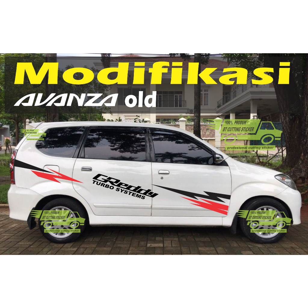 AVOLD9 Stiker Mobil Avanza Old Tahun 2003 - 2011 / stiker mobil xenia old / striping avanza old