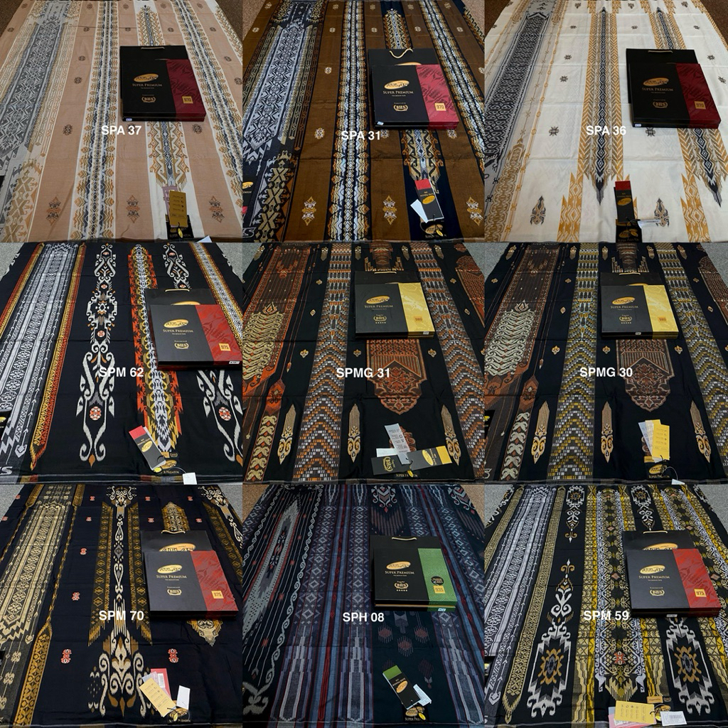 SARUNG ATLAS SUPER PREMIUM GOLD 975|970 & 980 GOLD/SILVER