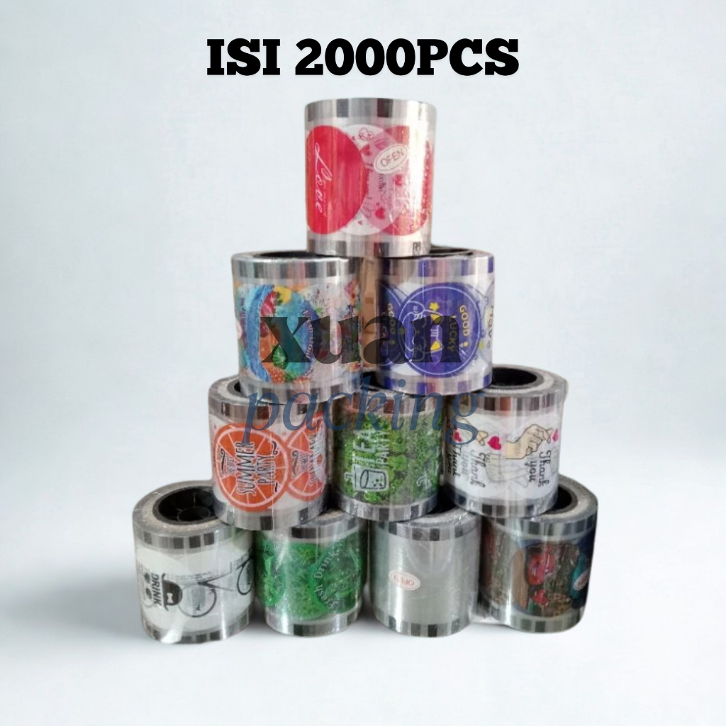 Cup Sealer Plastik Lid Cup Sealer Press Isi 2000pcs / Segel Gelas / Seal Cup