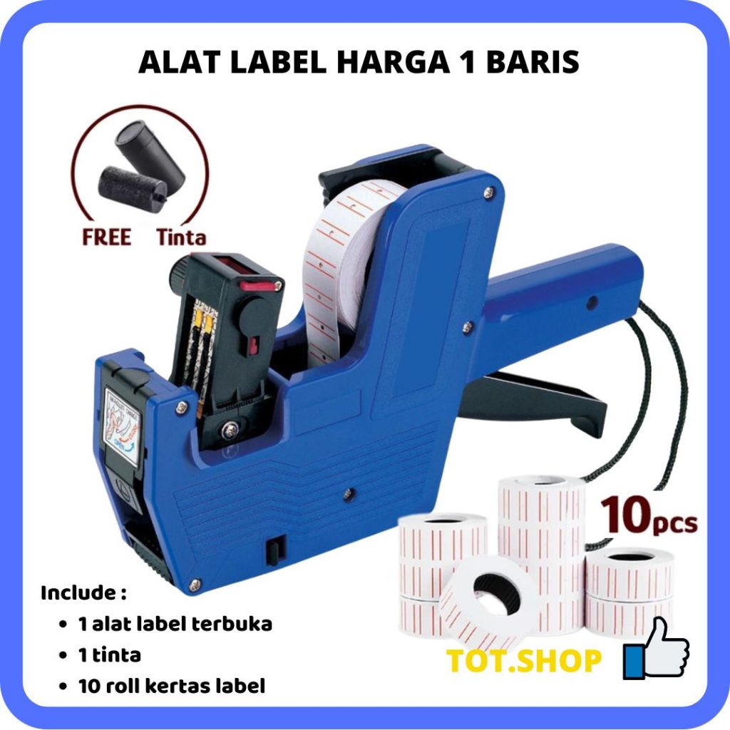 

ADA TUTUP - TANPA TUTUP MX 5500 ALAT LABEL HARGA PRICE LABELLER 8 DIGIT