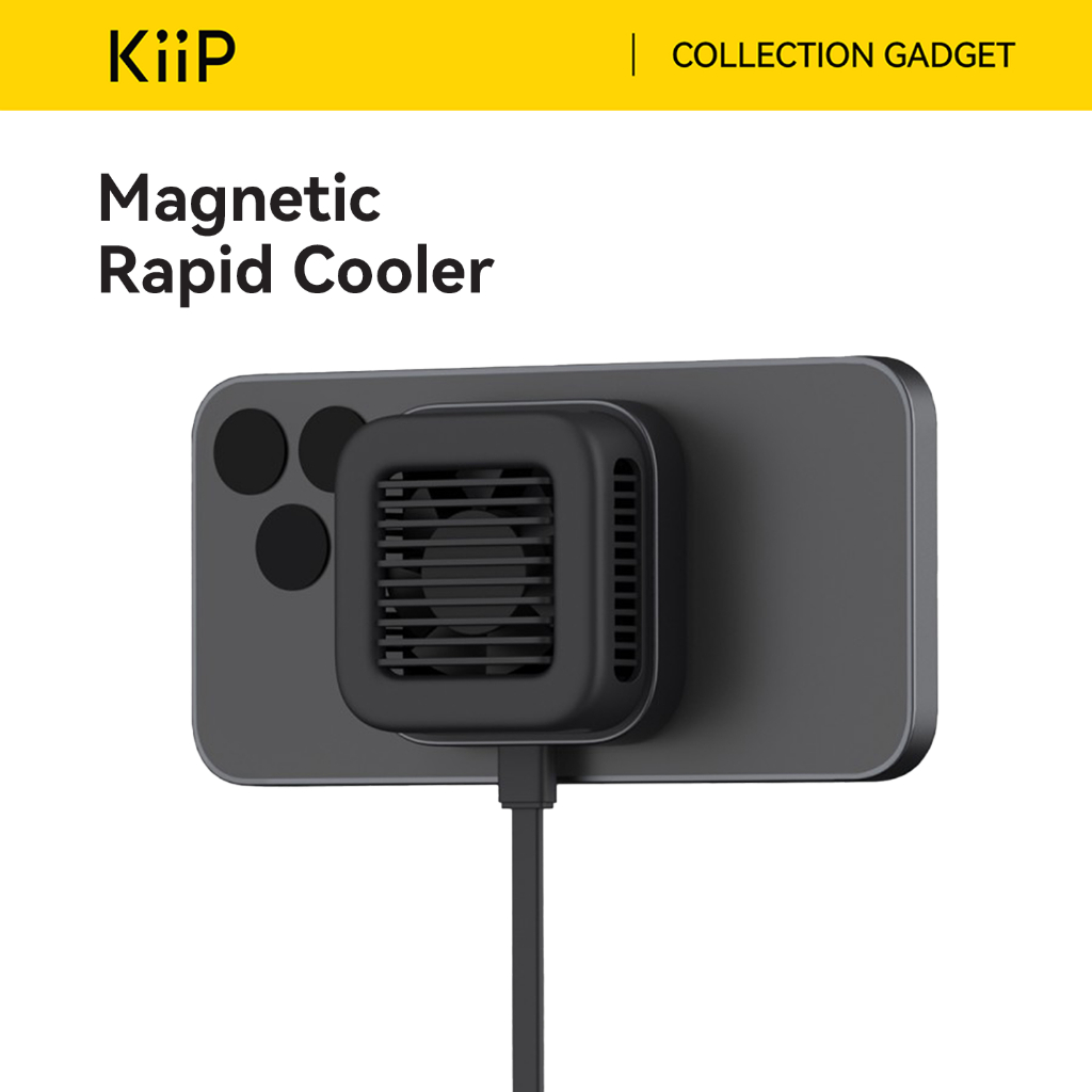 KiiP Wireless FW5 Charging Magnetic Cooler Pendingin HP Gaming Fan Radiator Cooling