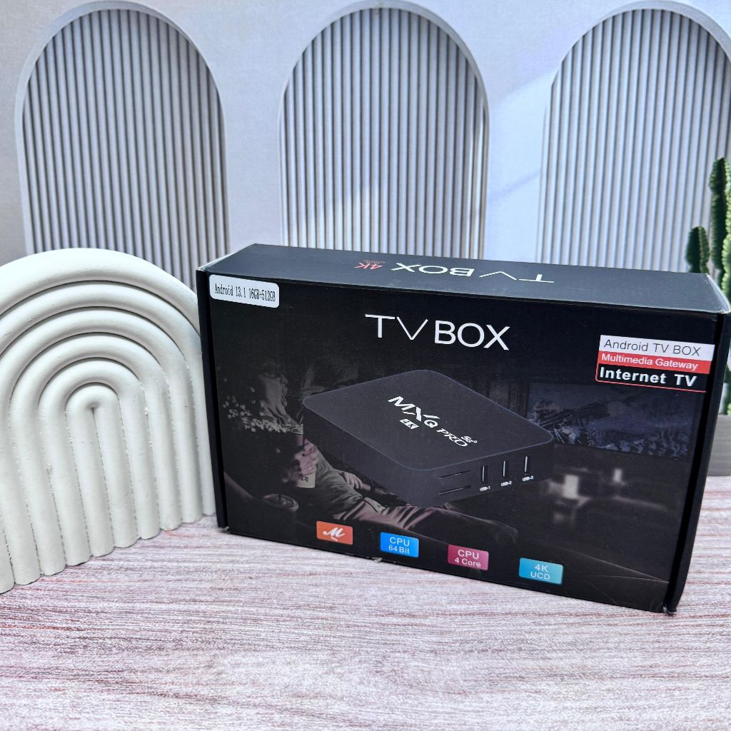 MEDIATEC - STB MXQ-PRO ANDROID 13 - STB ANDROID BOK 4K HD Smart TV