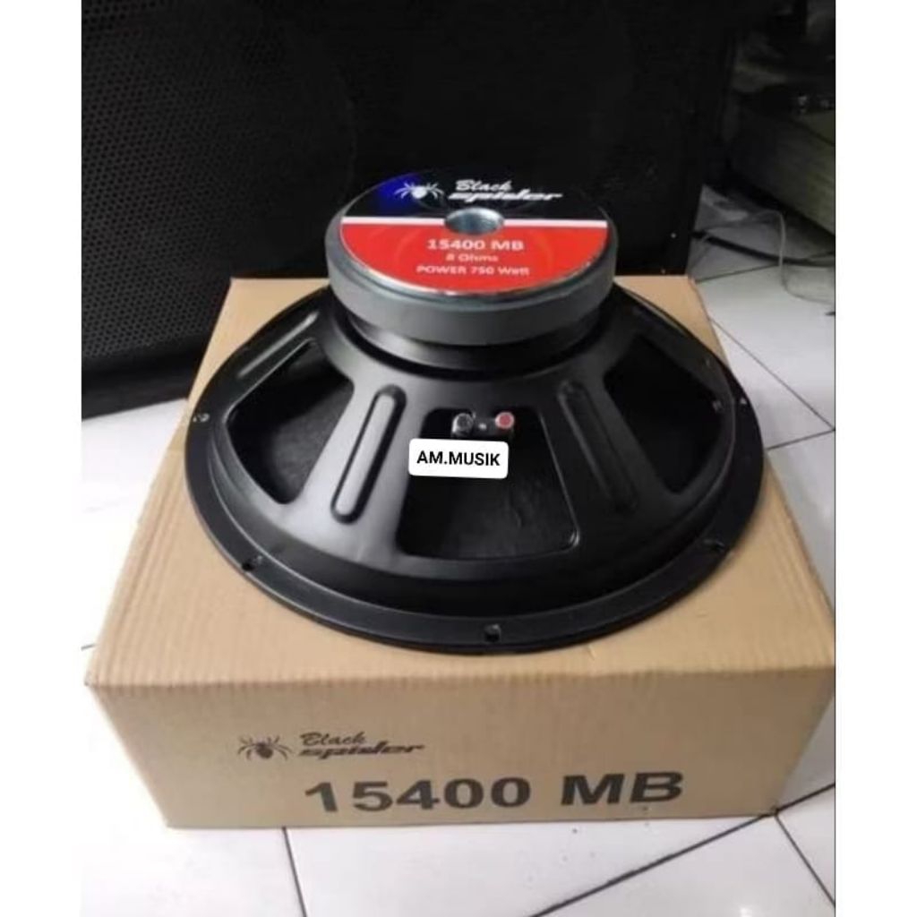 SPEAKER BLACK SPIDER 15 INCH 15400 MB KOMPONEN BLACKSPIDER 15400