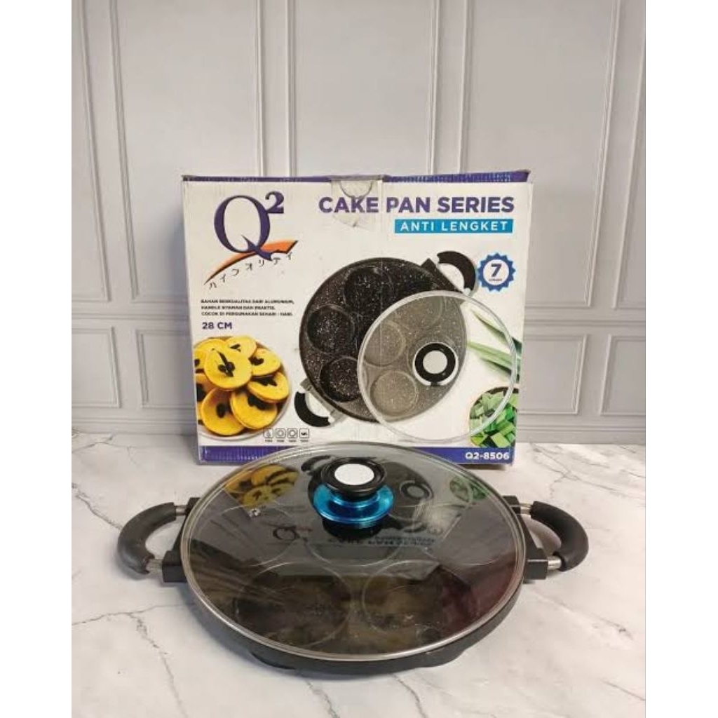 CETAKAN MARTABAK MINI/CETAKAN BINGKA/CETAKAN APAM 7 LUBANG Q2