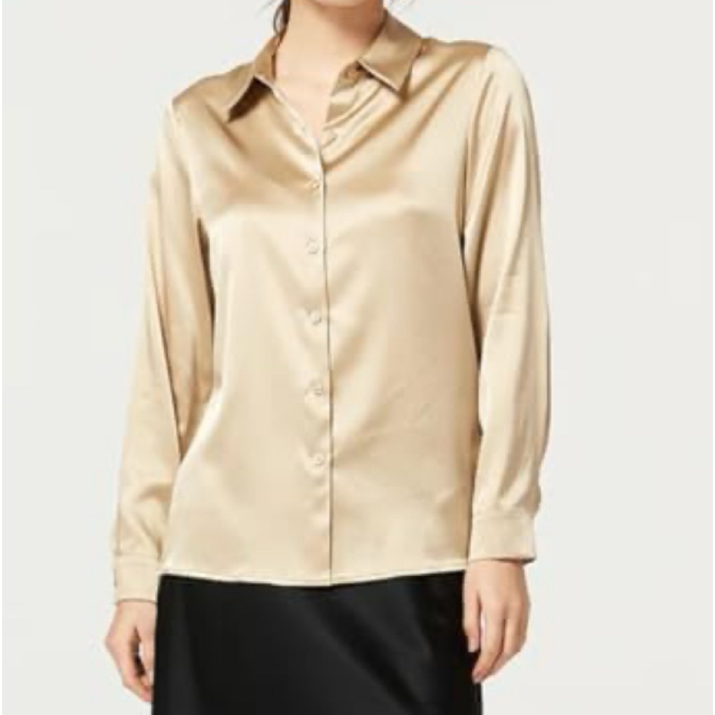 H&M Kemeja satin premium