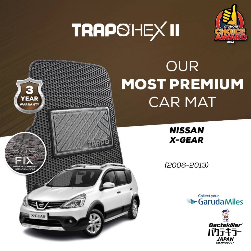 Karpet Mobil Trapo Hex II Nissan X-Gear (2006-2013)