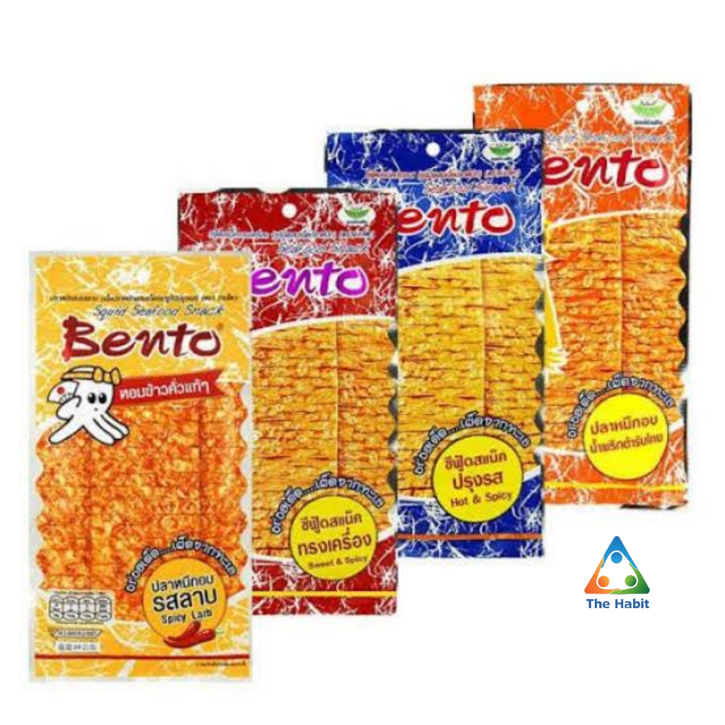 

(The Habit) SNACK THAILAND BENTO SQUID SEAFOOD SNACK 20gr