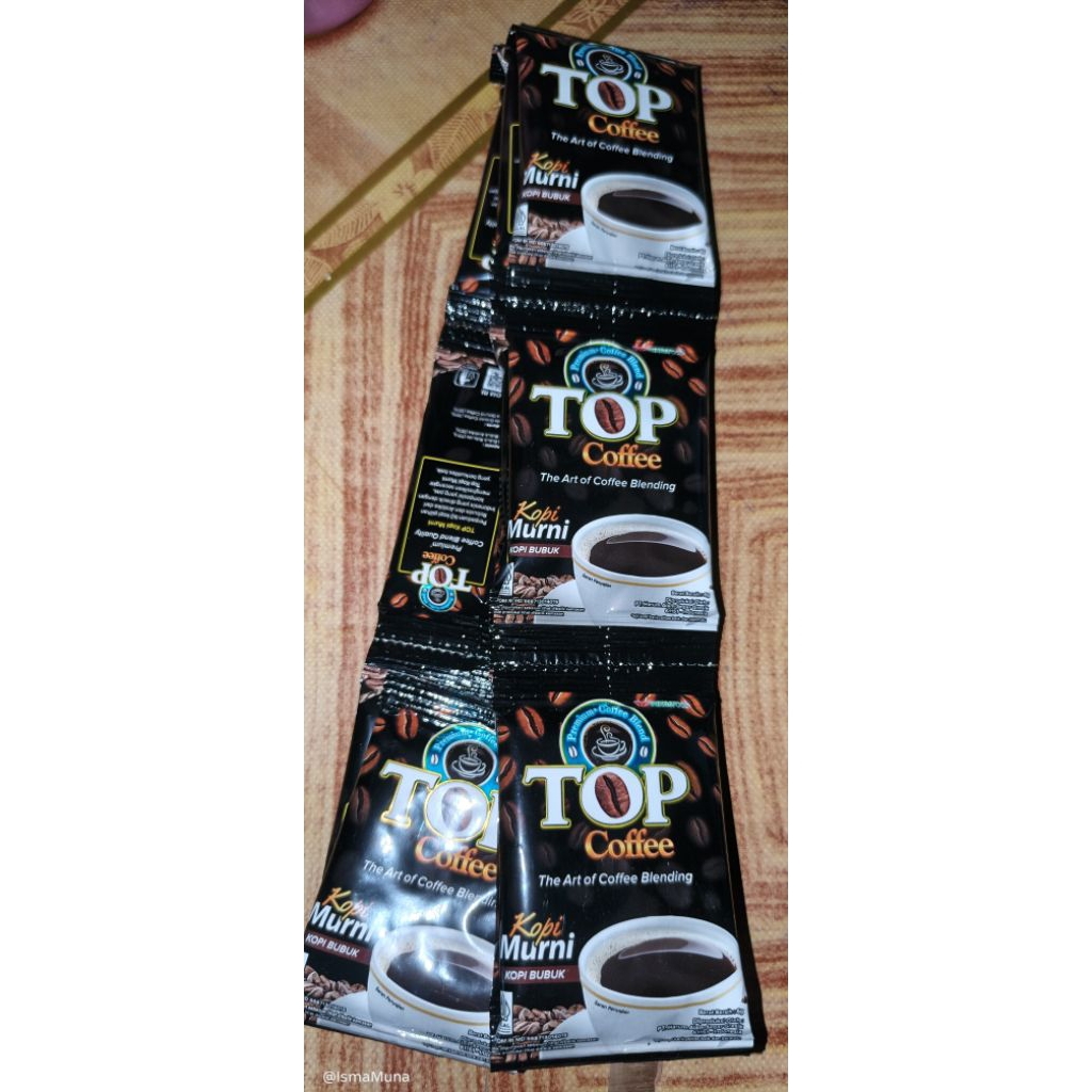 

10 pcs Kopi Top Murni Sachet Renceng 6 gram/Top Kopi Murni Mini Sachet
