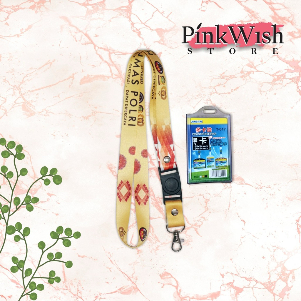 

Lanyard HUMAS POLRI / Tali idcard HUMAS POLRI [Ready stock] Termurah