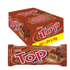 

Delfi TOP Mini Wafer Chocolate Crispy Caramel - BOX isi 24 pcs + 2 PCS