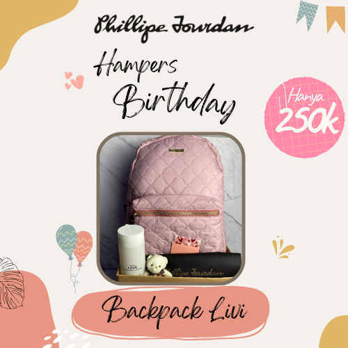 

Phillipe Jourdan Kado Ulang Tahun Wanita Backpack Livi (Pink)