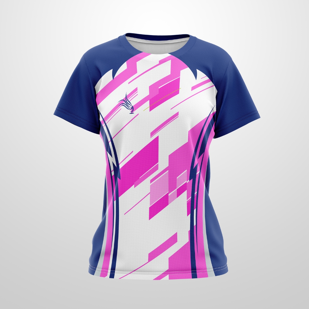GAMEPLANE - Baju Wanita Kaos Jersey Bulutangkis Corak ART 05 New 2025 Olahraga Badminton Full Printi