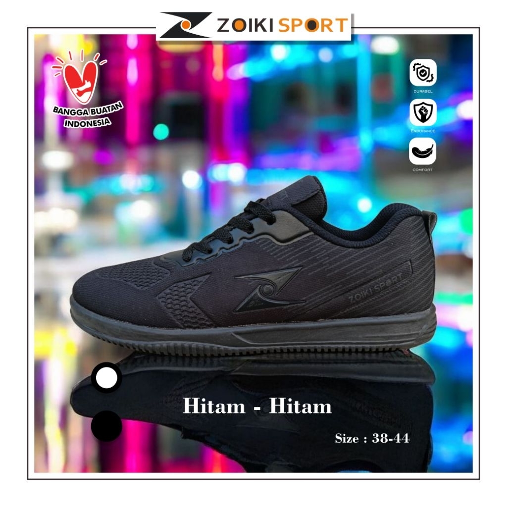 Sepatu Sekolah Hitam SMP SMA Kuliah Sepatu pria hitam Sepatu sekolah sepatu fullblack