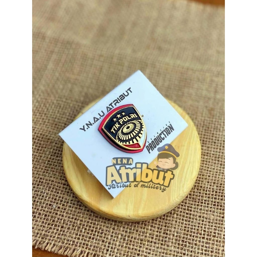 ATRIBUT POLRI PIN TIK POLRI EXCLUSIVE