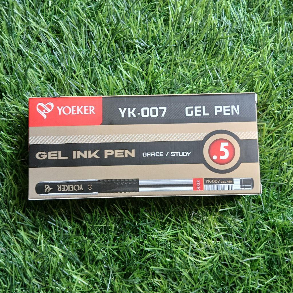 

PULPEN GEL INK PEN YOEKER 1 PACK ISI 12 PCS PROMO