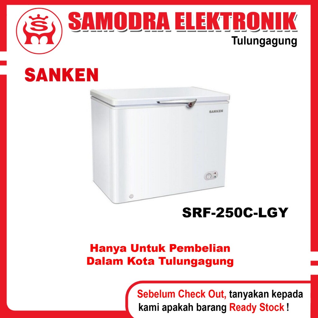 Chest Freezer SANKEN SRF-250C-LGY | Chest Freezer 250 Liter Sanken