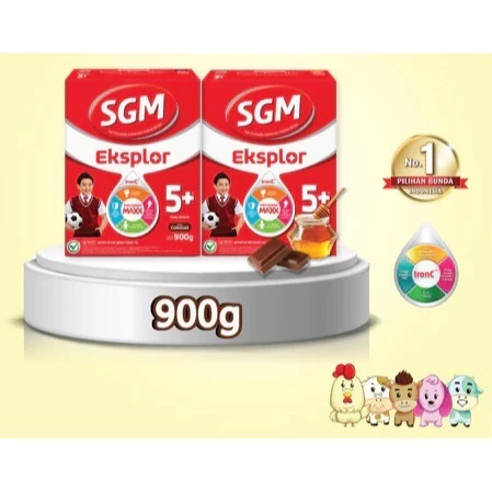 

SGM Eksplor 5+ dengan IronC Susu Pertumbuhan Rasa Madu/Cokelat 900GR