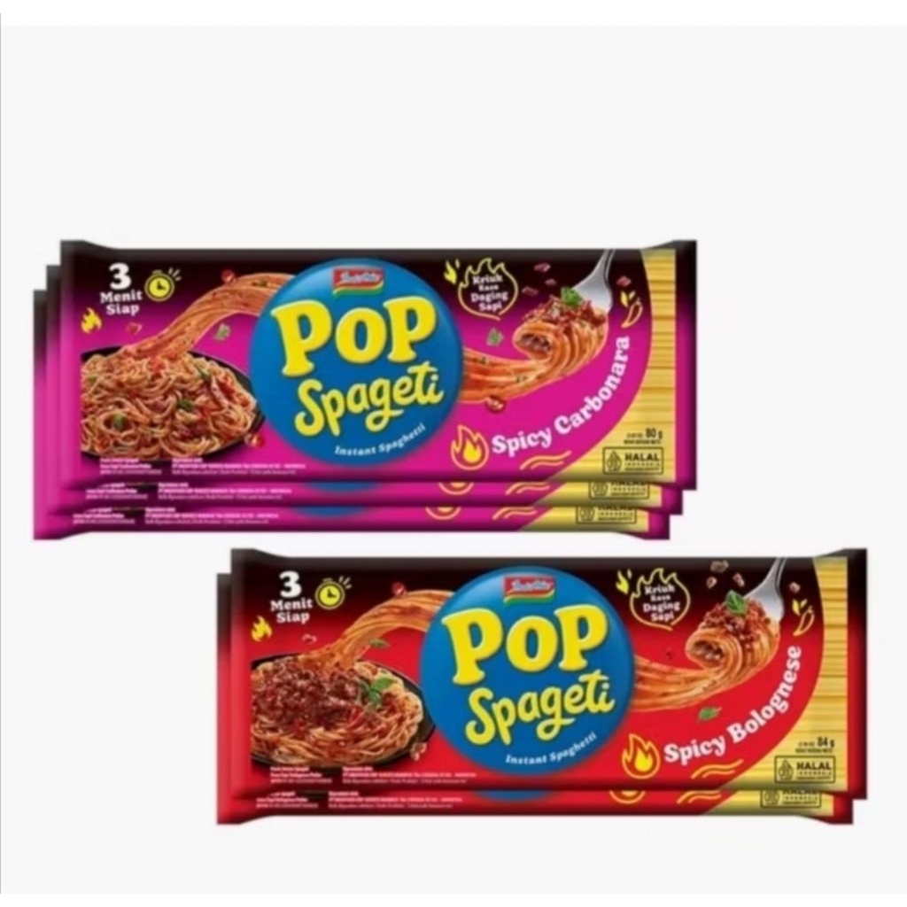 

BARU!! Indomie Pop Spageti Spicy Bolognese/Carbonara 84gr