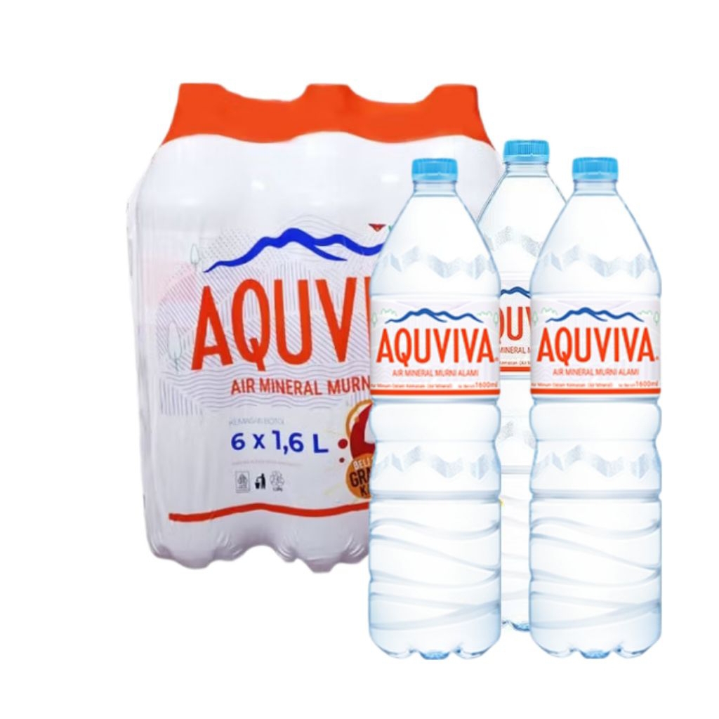 

AQUVIVA Air Mineral Murni Alami 1600ml (1 pack/6 btl)