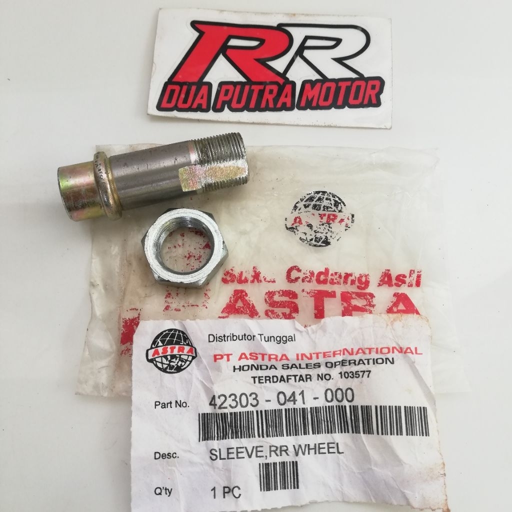 sleeve wheel bosh bos snap nap gear gir belakang original ori honda astrea grand prima supra legenda