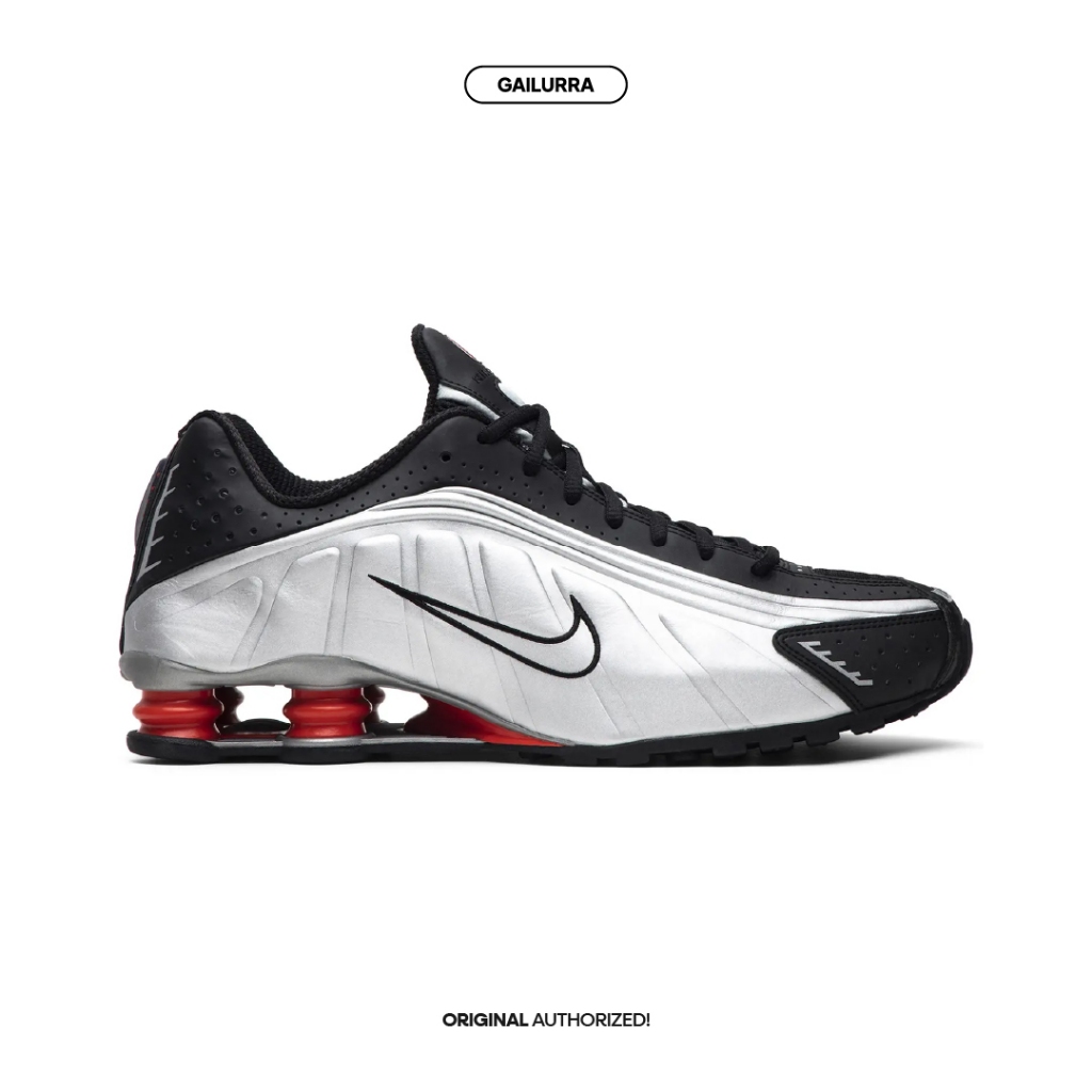 Nike Shox R4 Retro OG Black Metallic Silver Original