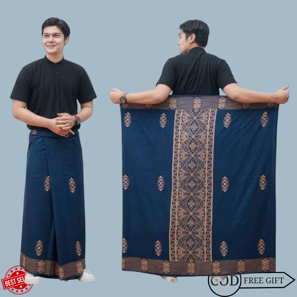 DISKON SARUNG SHOLAT PRIA DEWASA GUS IQDAM MOTIF BATIK PEKALONGAN FREE PECI&TASBIH