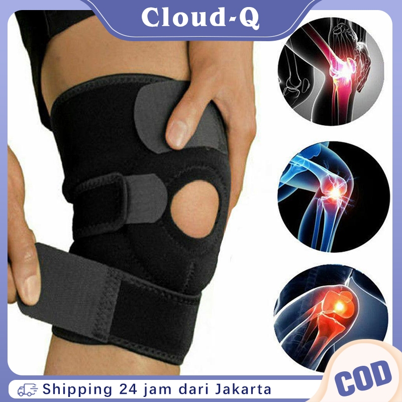 Knee Support / Deker Lutut Kesehatan / Open Patella Penyangga Lutut