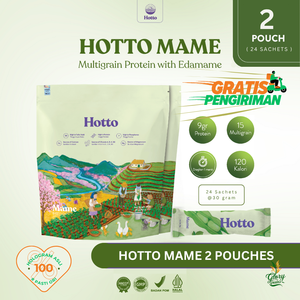 

HOTTO MAME 2 POUCHES ORIGINAL