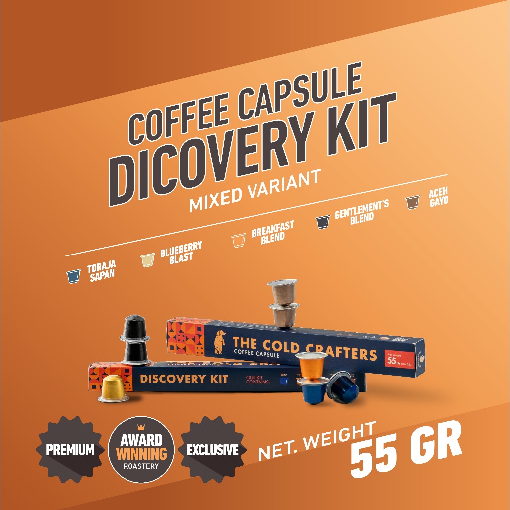 

Coffee Capsule / Kapsul Kopi - Discovery Kit Nespresso Compatible