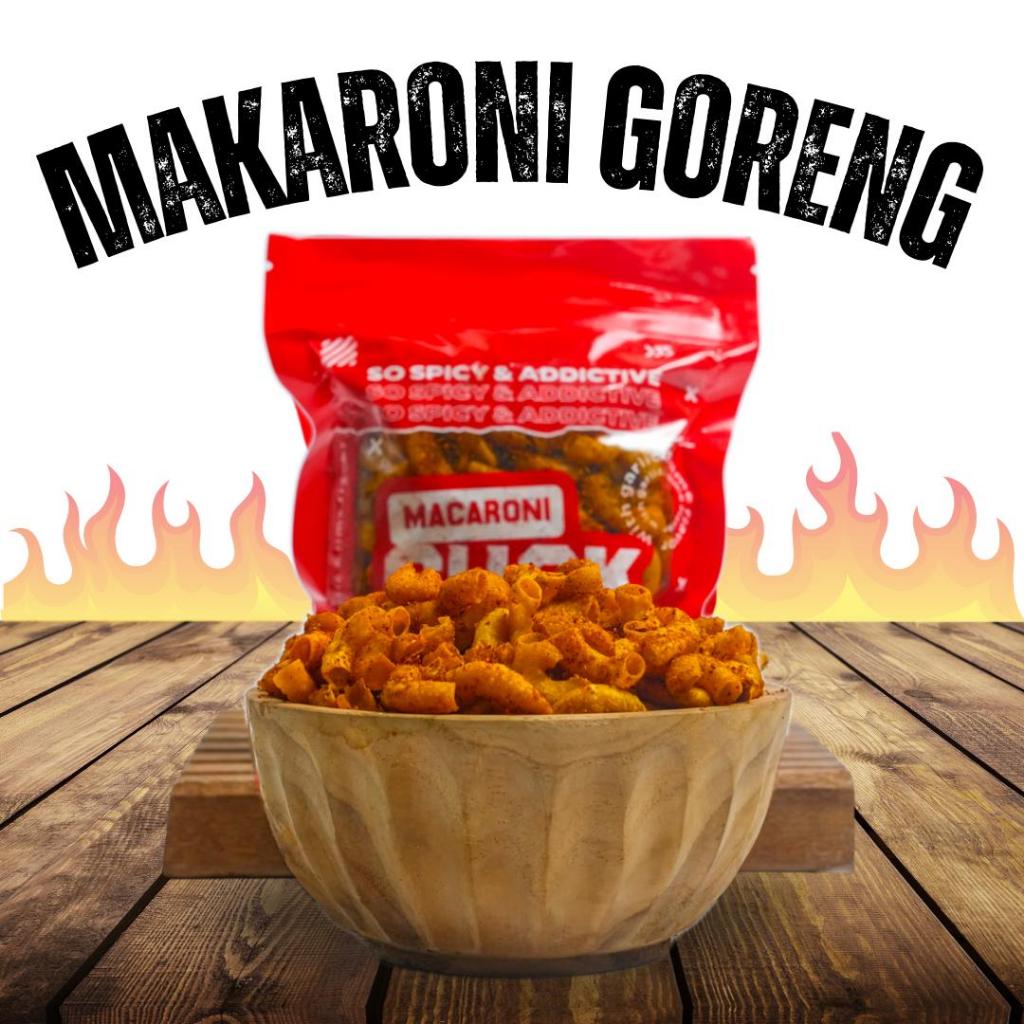 

Makaroni Goreng Pedas 5 Varian Rasa Kemasan Reguler 80gr | Makaroni Cuck Camilan Asin