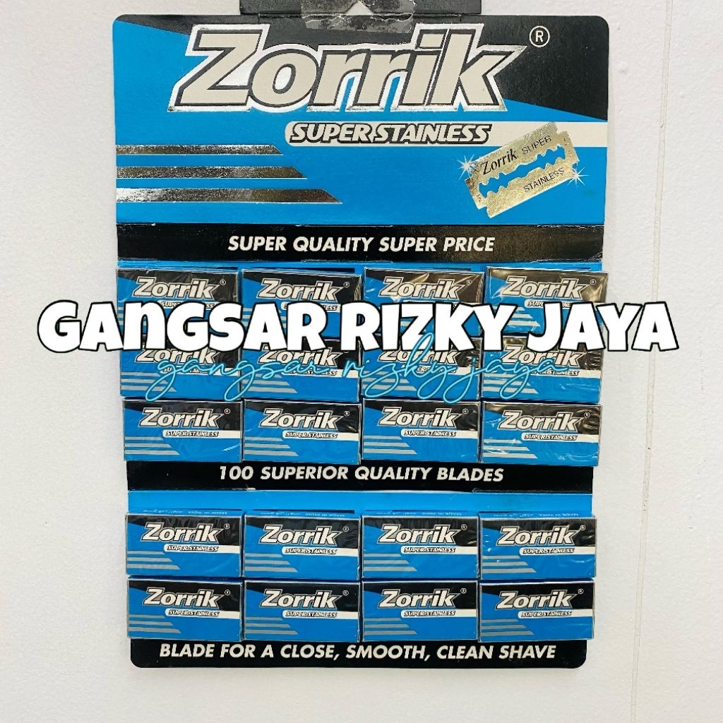 silet ZORRIK isi 20 tucks
