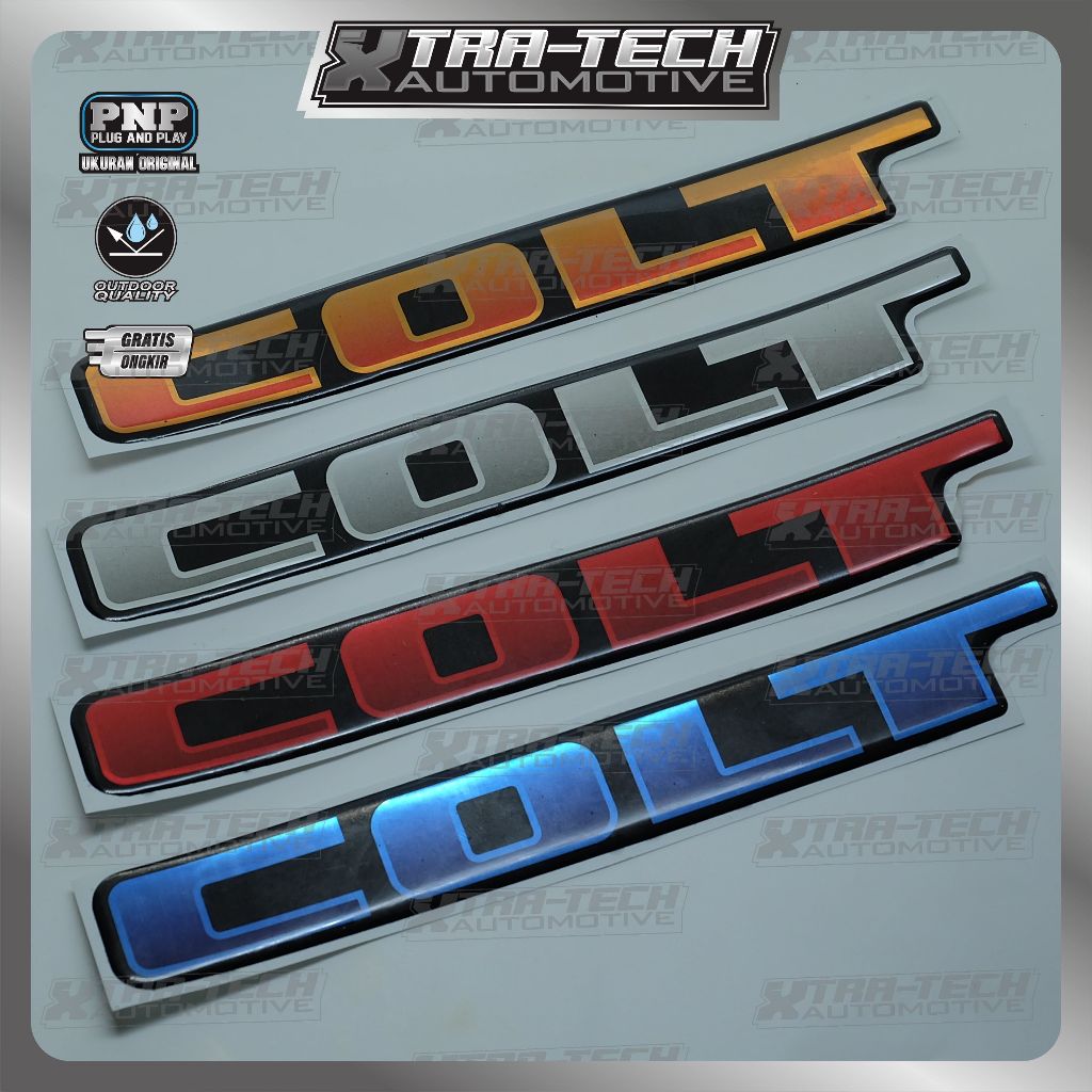 emblem timbul colt l300 / emblem mitsubishi colt l300