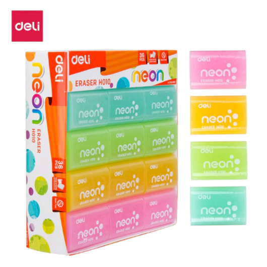 

Eraser / Penghapus DELI H010 Neon (per pcs)