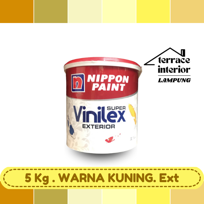 Cat Tembok Nippon Vinilex Exterior Kuning 5 Kg