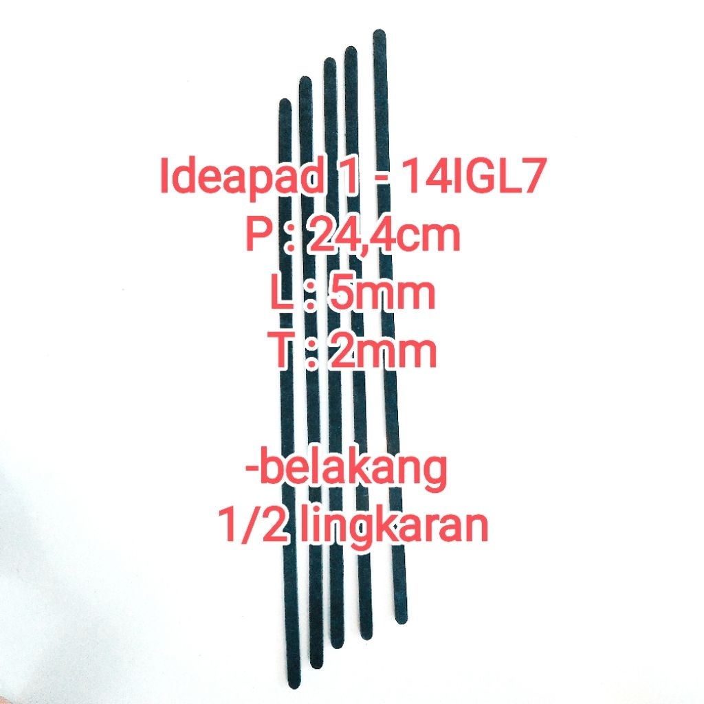 handmade Bottom Case Rubber Feet Strips Lenovo IdeaPad 1 14IGL7 series UNIVERSAL DIY KARET BANTALAN 