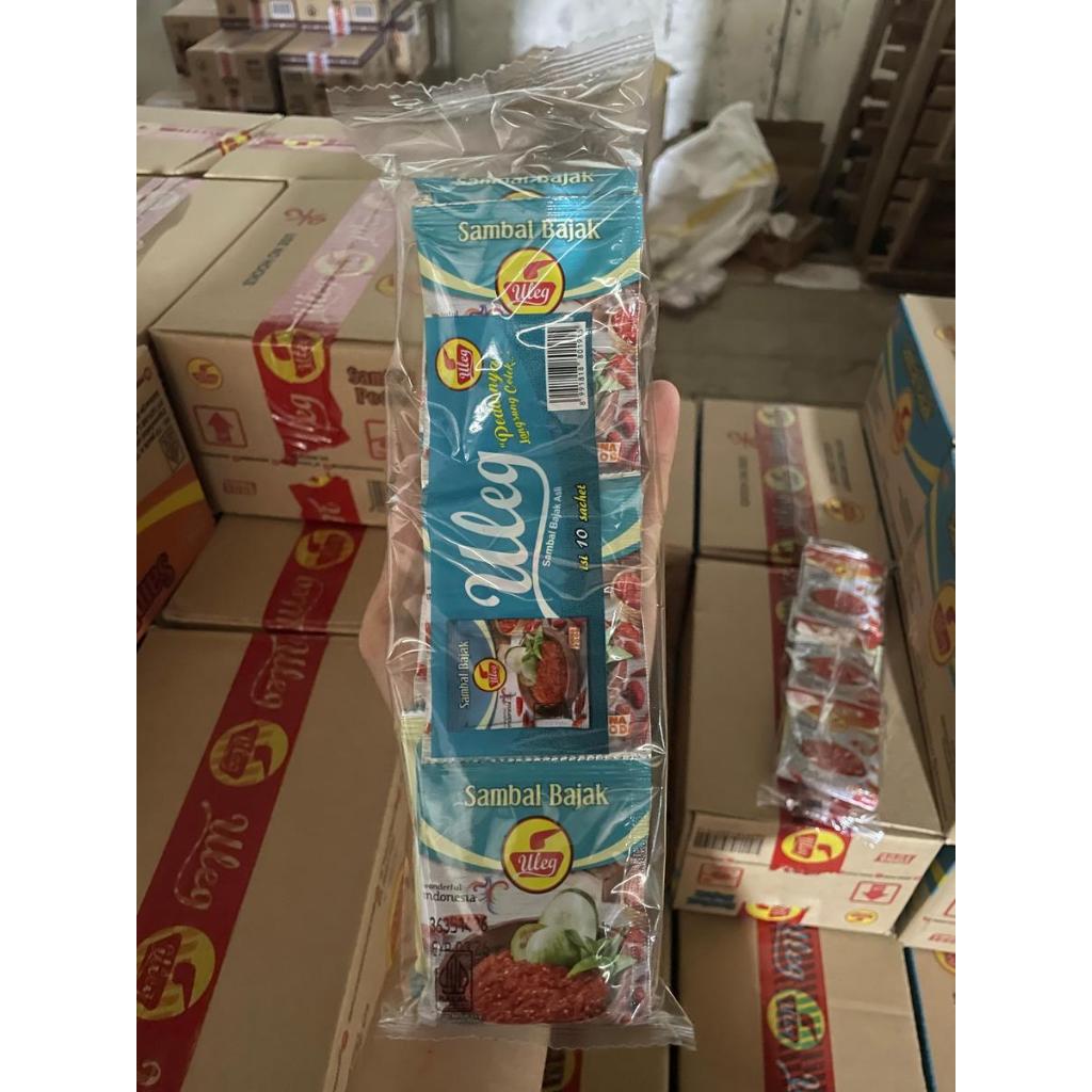 

Sambal Sachet Uleg Sambal Bajak 18 gr Isi 10 Pcs