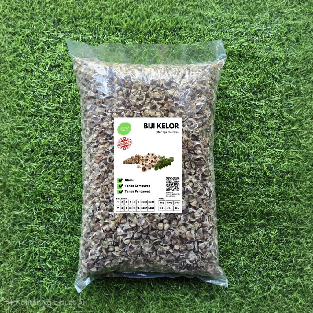 

Biji Kelor Kering 250gram Benih Moringa Sayap Murah Asli